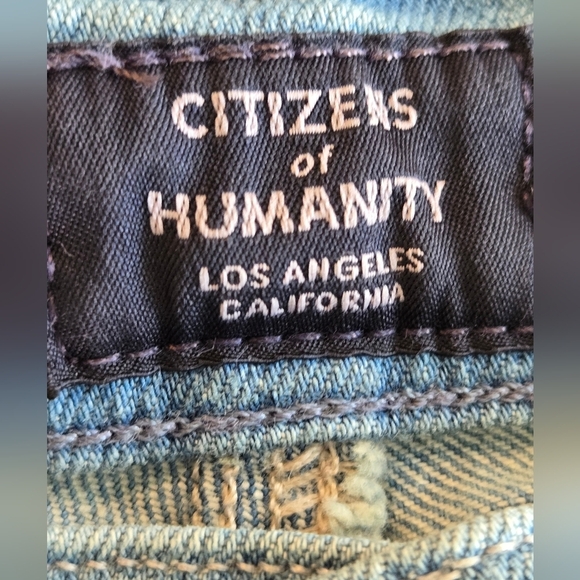 Citizens of Humanity High Rise Cigarette Ankle Light Wash Jeans Size 29 - Picture 14 of 16